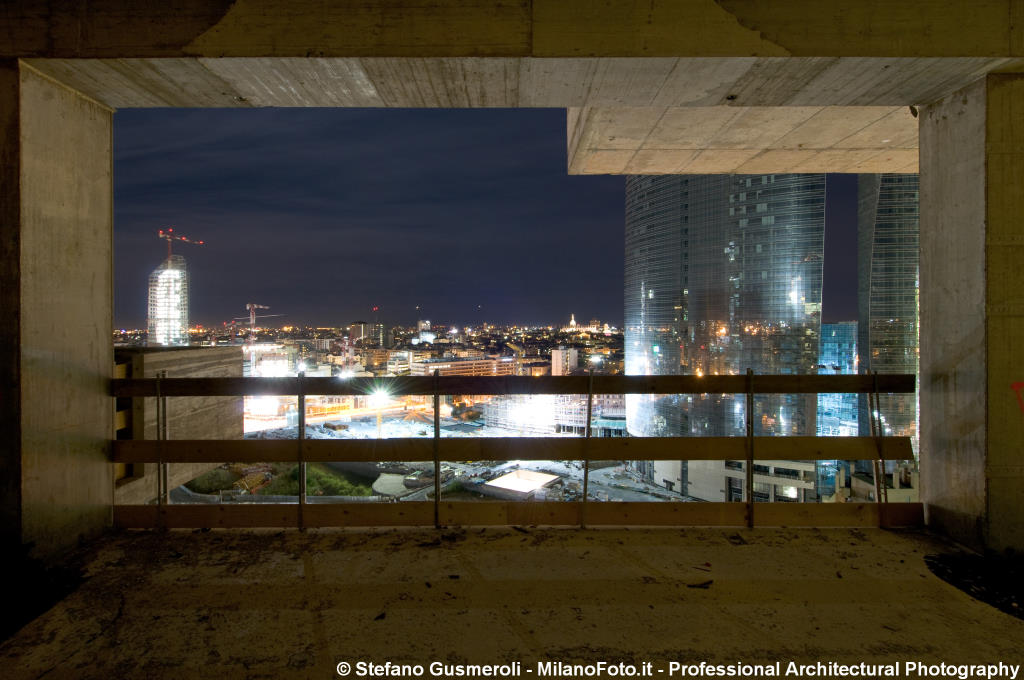  Panorama notturno dal cantiere - click to next image