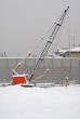 20090107_102420 Gru cingolata link belt sotto alla nevicata