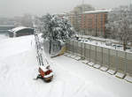 20090107_124948 Cantiere imbiancato lungo viale Boezio