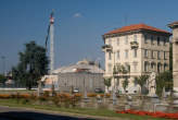 20090813_170607 Montaggio della prima gru da piazzale Giulio Cesare