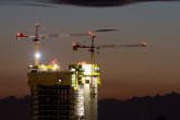 20130913_203048 Torre Isozaki al tramonto