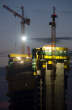 20131105_174650 Cantiere torre Isozaki al tramonto