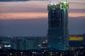 20140220_183302 Residenze Libeskind e torre Isozaki al tramonto