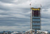 20140708_172017 Torre Isozaki in cantiere tra le nuvole