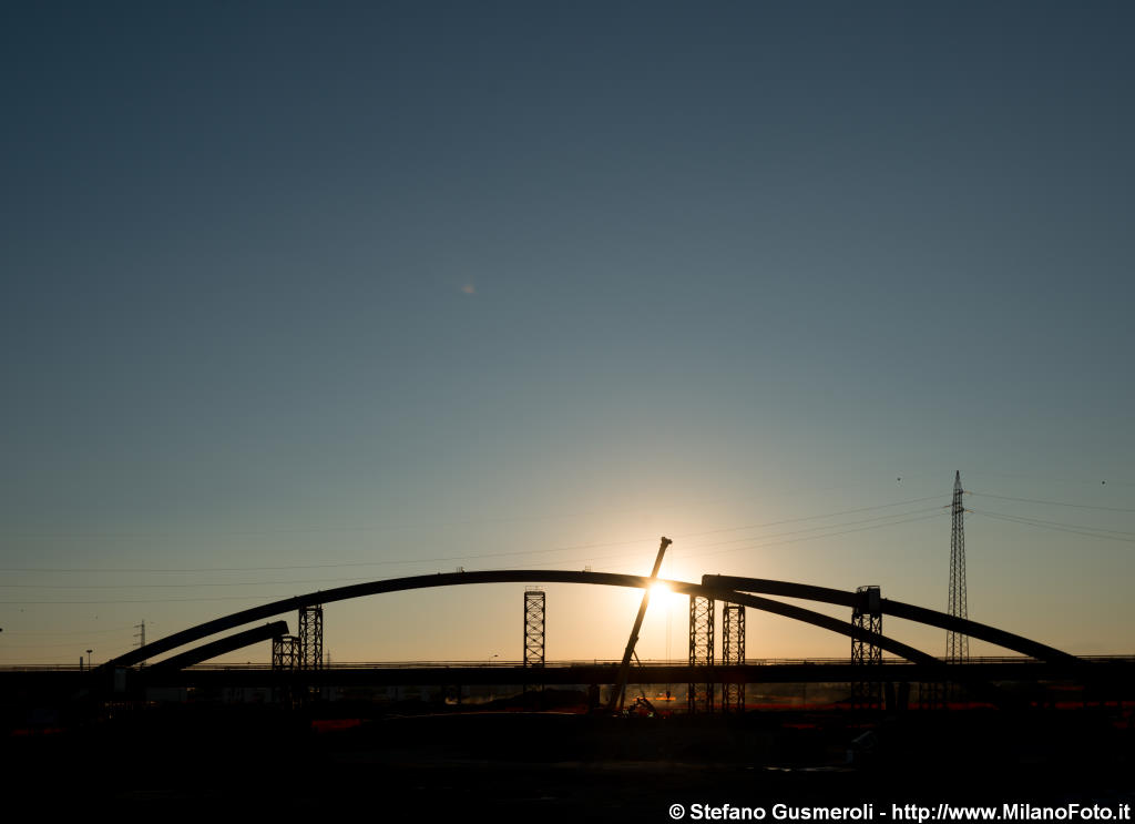  Saldatura del ponte al tramonto - click to next image