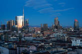 20130203_175430 Panorama serale su Porta Nuova