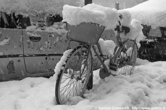  Bici e auto con adesivi - click to next image