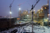 20091222_165341 Panorama notturno sul cantiere innevato