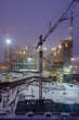 20091222_165831 Notturno sul cantiere innevato