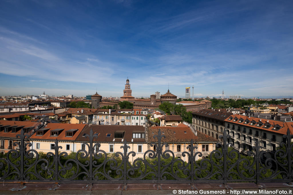  Panorama su Foro Bonaparte - click to next image