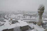 20090106_105757 Pinnacolo innevato e piazzale Cimitero Monumentale