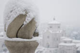 20090106_110822 Pinnacolo innevato e famedio Cimitero Monumentale