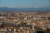 20130207_165133 Binari ferroviari e panorama fino alle alpi