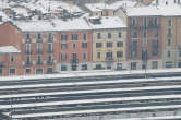 20081210_111823 Edifici di via Pepe e pensiline di Porta Garibaldi innevate