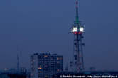 20110317_184907 Torre RAI illuminata per la festa dei 150 anni d'Italia