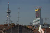 20140410_113814 Tetti, torre RAI, Sempione 33 e torre Isozaki