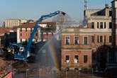 20130122_151301 Ala Nord Ovest in demolizione e arcobaleno