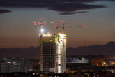 20130913_203449 Torre Isozaki e San Siro al tramonto