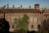 20131106_151611 Castello Sforzesco e grattacieli