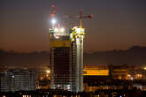 20131106_181149 Torre Isozaki e San Siro al tramonto