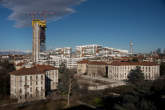 20140126_151023 Piazzale Giulio Cesare e torre Isozaki in costruzione