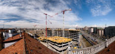 20100331_124504_P Panoramica su CityLife - Cantiere Residenze Libeskind