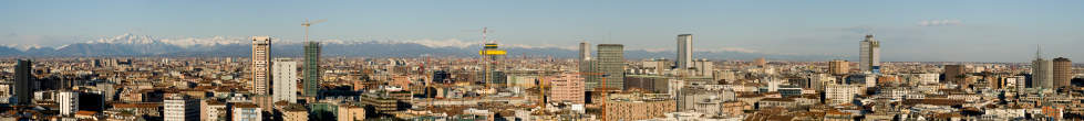 20090213_163837_P Panoramica verso Alpi e grattacieli